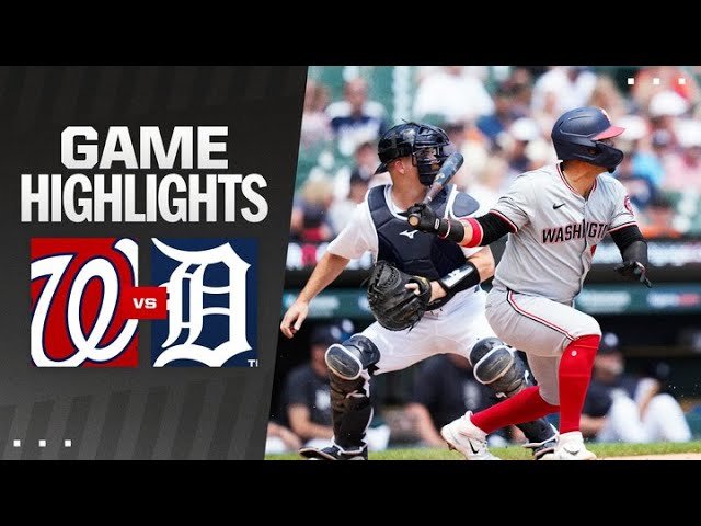 Washington Nationals Vs Detroit Tigers Match Player Stats